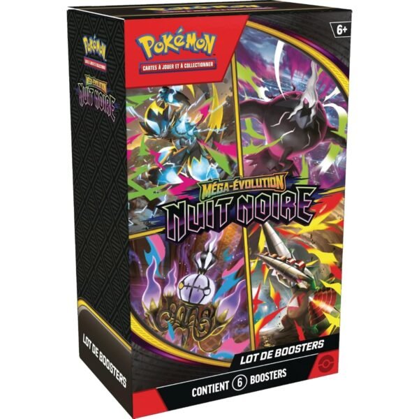 Lot de 6 boosters — Nuit Noire